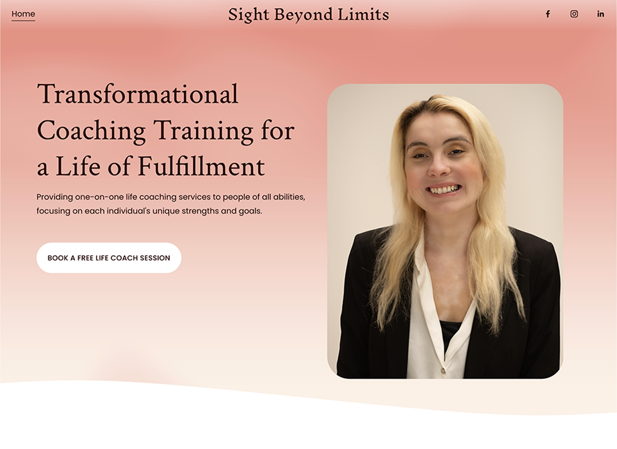 Sight Beyond Limits Homepage Hero